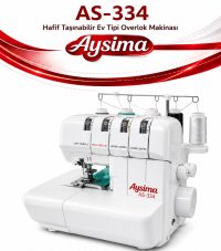 AS-334 AYSİMA ev tipi overlok makinası
